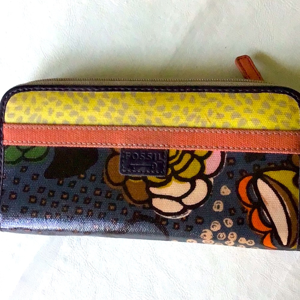 Fossil# Key-Per Coated Wallet - image 1